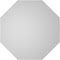 Ekena Millwork Octagonal Surface Mount PVC Gable Vent w/ 2"W x 1-1/2"P Brickmould Frame, 14"W x 14"H GVPOC14X1402SN - alternate 4